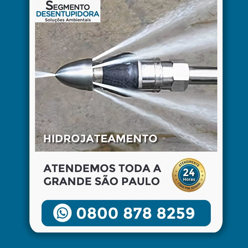 hidrojateamento em São Paulo