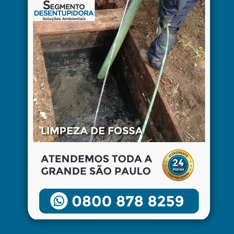 limpeza de fossa em São Paulo